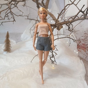 Rövidnadrág Barbie babára  - Meska.hu