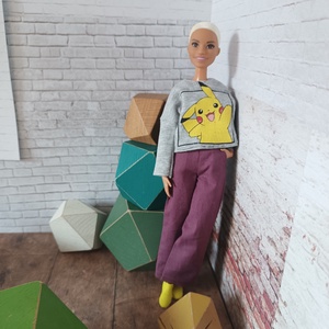 Barbie felső  - játék & sport - baba & babaház - barbie ruhák - Meska.hu