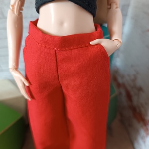 Bő szárú nadrág Barbie babára , Játék & Sport, Baba & babaház, Barbie ruhák, Varrás, MESKA