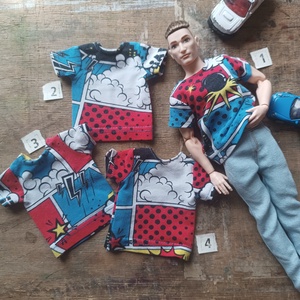 Barbie Ken póló  - játék & sport - baba & babaház - barbie ruhák - Meska.hu