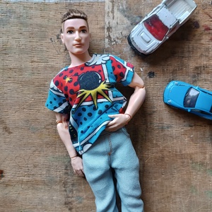 Barbie Ken póló , Játék & Sport, Baba & babaház, Barbie ruhák, Varrás, MESKA