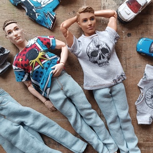 Ken farmer - játék & sport - baba & babaház - barbie ruhák - Meska.hu