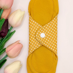 22 cm dupla nedvszívó rétegű mosható betét - szépségápolás - intim higiénia - intimbetét - Meska.hu