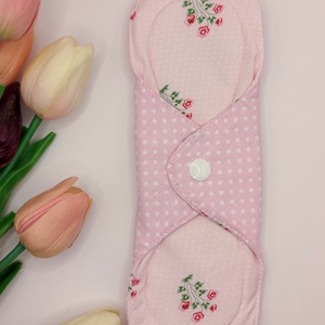 22 cm dupla nedvszívó rétegű mosható betét - szépségápolás - intim higiénia - intimbetét - Meska.hu