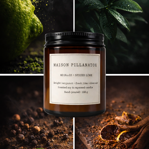 MP.No.03 - SPICED LIME - otthon & életmód - gyertya, illat, aroma - gyertya - Meska.hu