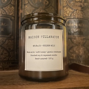 MP.No.02 - GOLDEN MILK - otthon & életmód - gyertya, illat, aroma - gyertya - Meska.hu