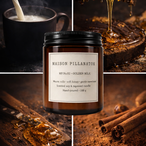MP.No.02 - GOLDEN MILK - otthon & életmód - gyertya, illat, aroma - gyertya - Meska.hu