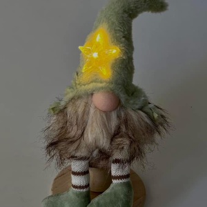  Törpe led világító csillagga - karácsony - karácsonyi lakásdekoráció - karácsonyi manók, figurák - Meska.hu