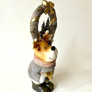 Szarvas dísz led világítással - karácsony - karácsonyi lakásdekoráció - karácsonyi manók, figurák - Meska.hu