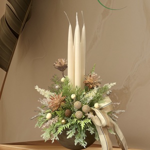 Adventi, karácsonyi asztaldísz proteával - karácsony - adventi díszek - adventi asztaldísz - Meska.hu