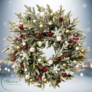 Hópihe karácsonyi ajtódísz kopogtató - Meska.hu