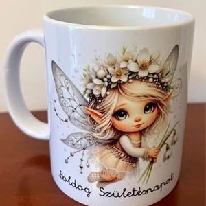 Tündér bögre születésnapra - otthon & életmód - konyhafelszerelés, tálalás - tálalás - bögre & csésze - Meska.hu