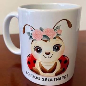 Katica bögre születésnapra, Otthon & Életmód, Konyhafelszerelés, tálalás, Tálalás, Bögre & Csésze, Mindenmás, MESKA