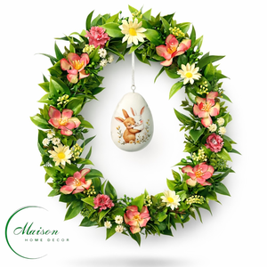 Tojás alakú kopogtató, ajtódísz - Meska.hu