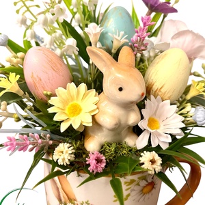 Nyuszi asztaldísz - ünnepi díszek, dekorációk - húsvéti díszek és dekorációk - húsvéti asztaldíszek - Meska.hu