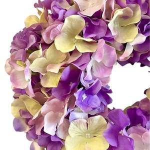 Lila-halvány lila hortenzia koszorú - otthon & életmód - dekoráció - ajtó- és ablak dekoráció - ajtódísz & kopogtató - Meska.hu