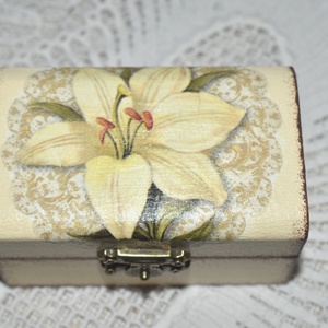 Elegáns vintage ékszeres doboz - ékszer - ékszertartó - ékszerdoboz - Meska.hu