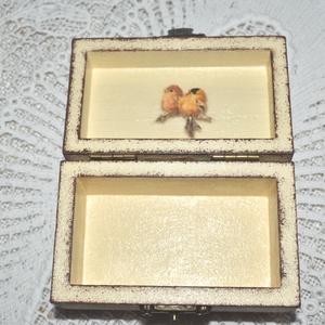 Elegáns vintage ékszeres doboz - ékszer - ékszertartó - ékszerdoboz - Meska.hu