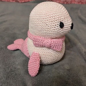 Amigurumi kisfóka - játék & sport - plüssállat & játékfigura - más figura - Meska.hu