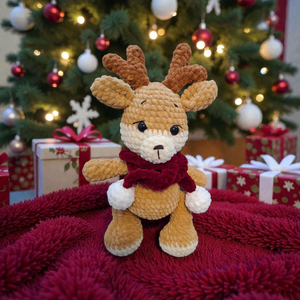 Horgolt rénszarvas, Játék & Sport, Plüssállat & Játékfigura, Őzike, szarvas, Horgolás, MESKA