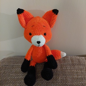 Horgolt róka - Meska.hu