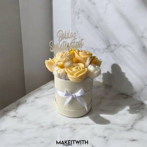 Napfény Varázs  Illatosított Virágbox - otthon & életmód - gyertya, illat, aroma - gyertya - Meska.hu