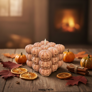 Halloween - TökKocka Szójaviasz Gyertya - otthon & életmód - gyertya, illat, aroma - gyertya - Meska.hu