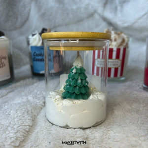 Karácsonyi Mese -poharas gyertya - karácsony - karácsonyi lakásdekoráció - karácsonyi illatgyertya, mécses - Meska.hu