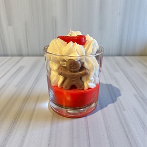 Mézeskalács Mámor - poharas gyertya - karácsony - karácsonyi lakásdekoráció - karácsonyi illatgyertya, mécses - Meska.hu