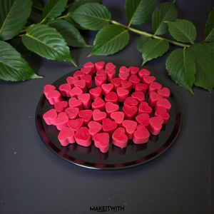 Valentin napi szív illatviasz � 100 g / 30 g - otthon & életmód - gyertya, illat, aroma - illatviasz - Meska.hu