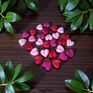 Szögletes szív illatviasz � 100 g / 30 g - otthon & életmód - gyertya, illat, aroma - illatviasz - Meska.hu