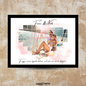 Szerelem Mozaik � Egyedi Falikép Pároknak - Meska.hu