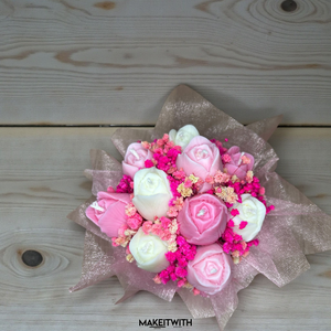 Tulipán Álom � Illatosított Virágbox - kellékek & szerszámok - dekorációs kellékek - dekorációs gyertya - Meska.hu