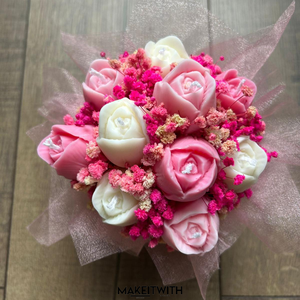 Tulipán Álom � Illatosított Virágbox 2.0 - otthon & életmód - gyertya, illat, aroma - illatviasz - Meska.hu