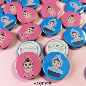 Babaváró kitűzők - Meska.hu