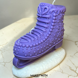 Jégvarázs Korcsolya Illatgyertya - Meska.hu