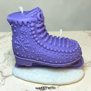 Jégvarázs Korcsolya Illatgyertya - otthon & életmód - gyertya, illat, aroma - gyertya - Meska.hu