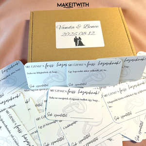 Esküvői kártyapakli � vendégkönyv újragondolva - esküvő - emlék & ajándék - vendégkönyv - Meska.hu