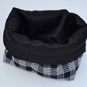 Fekete-fehér textil doboz - Meska.hu