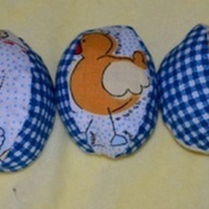 Textil húsvéti tojások - Meska.hu