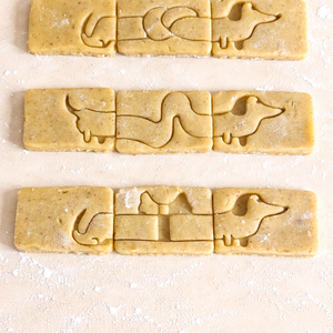 Tacskó kutyás sütiforma - 6 darabos készlet - otthon & életmód - konyhafelszerelés, tálalás - sütés, főzés - sütikiszúró - Meska.hu