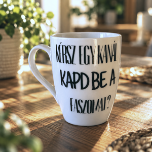 Kávéimádóknak vicces bögre � Kérsz egy kanál, KAPD BE A F����M! � - Meska.hu