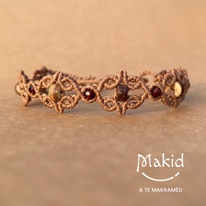 Kelta hangulatú mikromakramé karkötő - Meska.hu