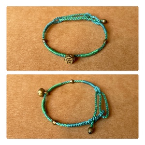 Lótusz medál karkötő - ékszer - karkötő - karkötő medállal - Meska.hu