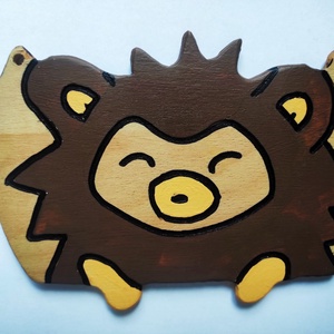 Kétoldalú ajtótábla gyerekszobába - sünis - otthon & életmód - dekoráció - ajtó- és ablak dekoráció - ajtótábla - Meska.hu