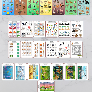 Ismerkedjünk az állatokkal foglalkoztató, Művészet, Grafika & Illusztráció, Digitális, Fotó, grafika, rajz, illusztráció, MESKA
