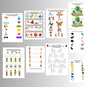 Vakáció foglalkoztató füzet ovisoknak - művészet - grafika & illusztráció - digitális - Meska.hu