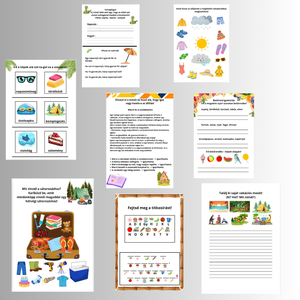Vakációs foglalkoztató füzet 2. osztályosoknak - művészet - grafika & illusztráció - digitális - Meska.hu