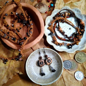 Hanti Princess fülbevaló  - ékszer - fülbevaló - lógó fülbevaló - Meska.hu