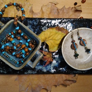 Metkayina Simplicity fülbevaló  - ékszer - fülbevaló - lógó fülbevaló - Meska.hu